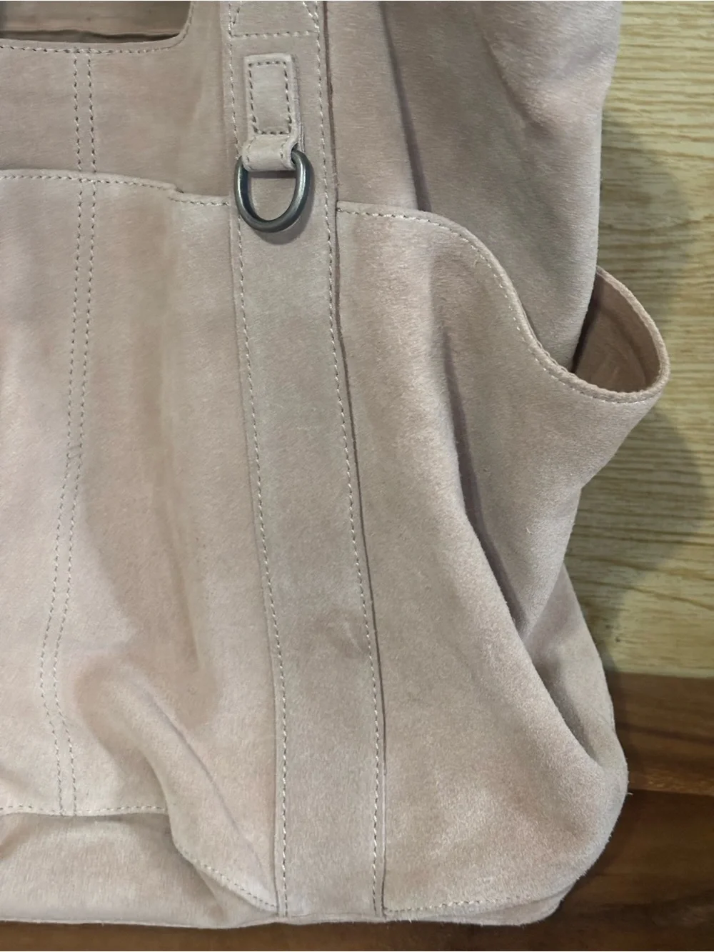 Free people Sand Suede Caravan Bag